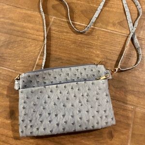 Fake ostrich bag